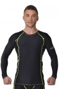 Berserk 12777 Рашгард для MMA LEGACY LONG SLEEVE black/yellow фото